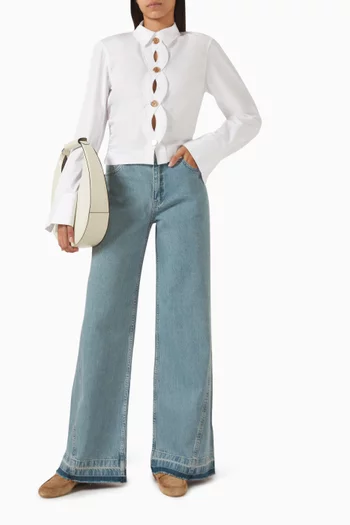 قميص كليام بتصميم مجدول