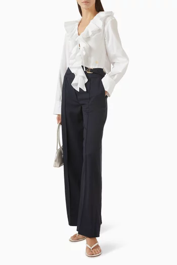 بنطال بواريس بقصة ساق مستقيمة