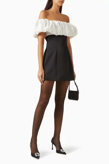 Royo Off-shoulder Dress in Satin