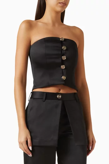 Tano Bustier Top in Satin