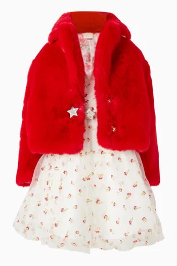 جاكيت لوسيا فرو صناعي