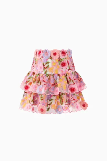 فستان غلام ميني بتطريز