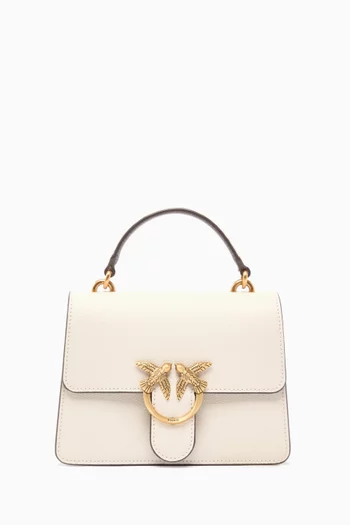 Mini Love One Top-handle Bag in Leather