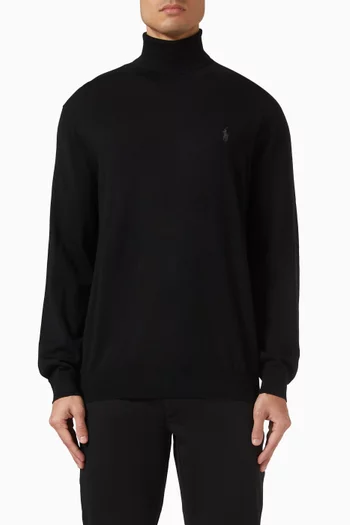 Turtleneck Sweater in Italian Wool