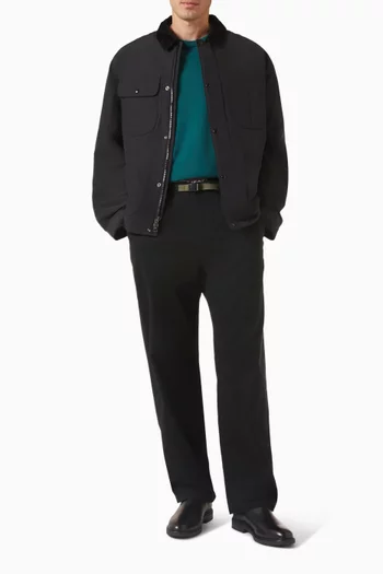 Embroidered Logo T-shirt in Cotton-jersey