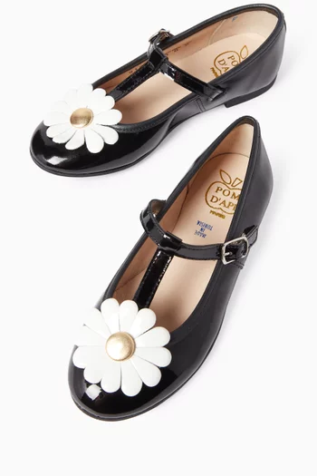 Dory Flower Ballet Flats in Patent Leather