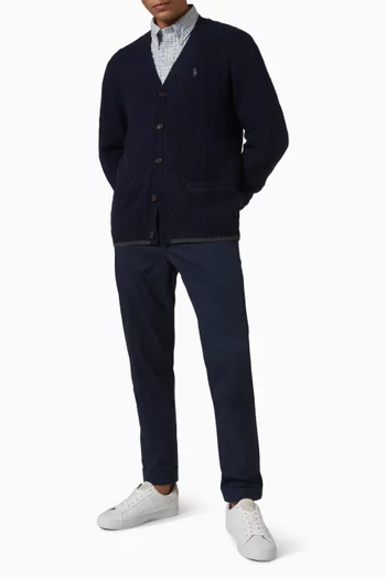 Polo Pony Cardigan in Wool-blend