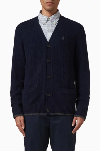 Polo Pony Cardigan in Wool-blend