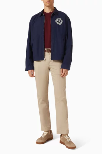 تي شيرت بفتحة رقبة مستديرة جيرسيه