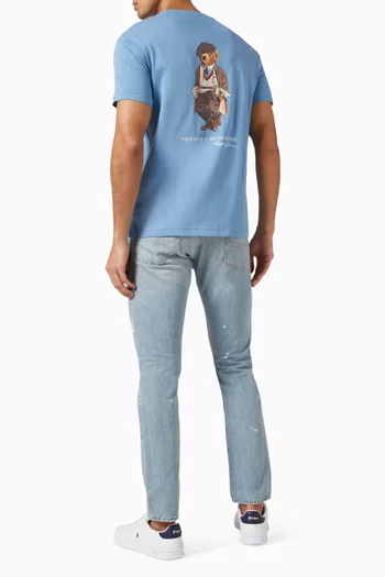 Polo Bear Custom Slim-fit T-shirt in Cotton