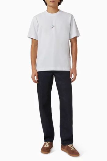 تي شيرت بطبعة قطن عضوي