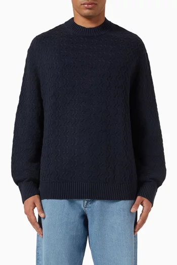 Relaxed Sweater in Cotton