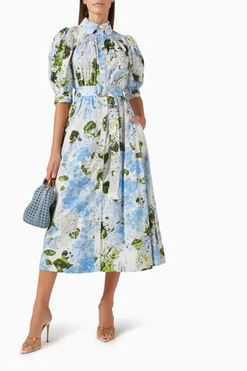 Manifest Midi Dress in Cotton
