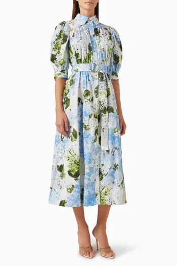 Manifest Midi Dress in Cotton