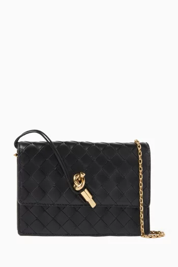 Andiamo Wallet on Chain in Intrecciato Nappa Leather