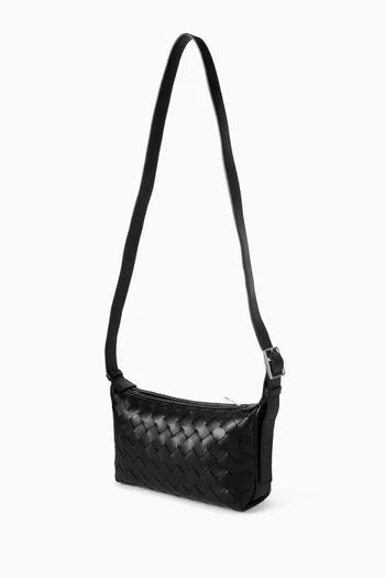 Traveler Phone Pouch in Intrecciato Calfskin