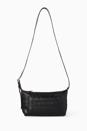 Traveler Phone Pouch in Intrecciato Calfskin