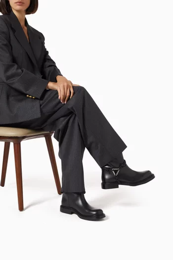 James Ankle Boots in Leather