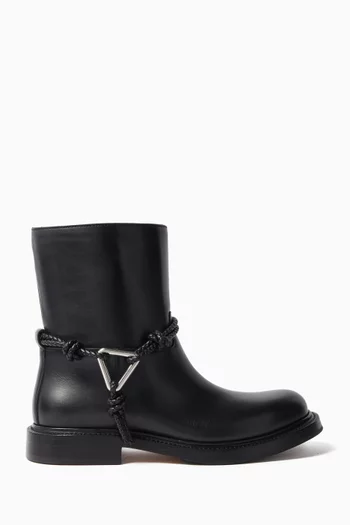 James Ankle Boots in Leather