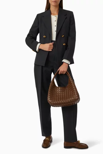 Knot Hardware Jacket in Mouline-wool