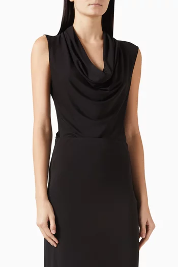 Jeanette Cowl-neck Bodysuit