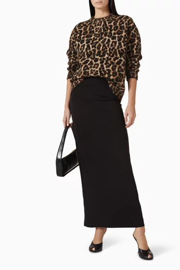 Sydney Leopard-print Sweater in Knit