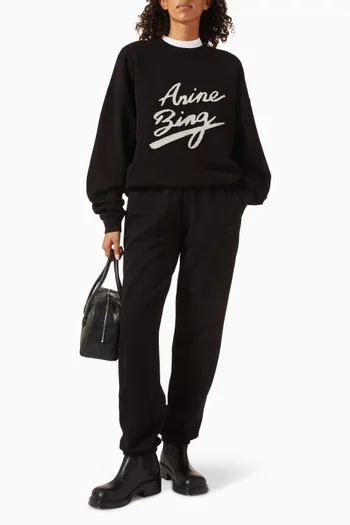 سويت شيرت مايلز بقصة فضفاضة قطن