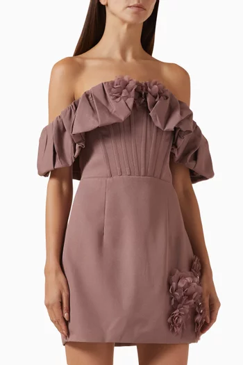 Klara Off-shoulder Mini Dress