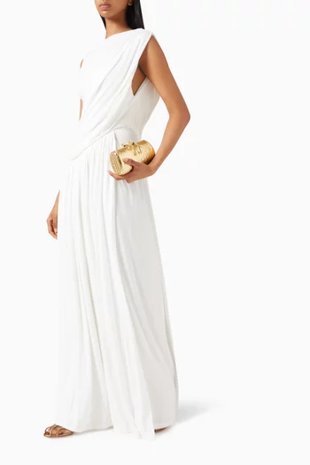 The Waterfall Dress in Cupro Jersey