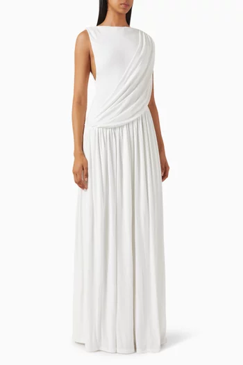 The Waterfall Dress in Cupro Jersey