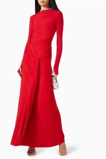 The Glacier Dress in Cupro