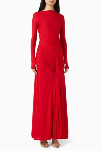 The Glacier Dress in Cupro