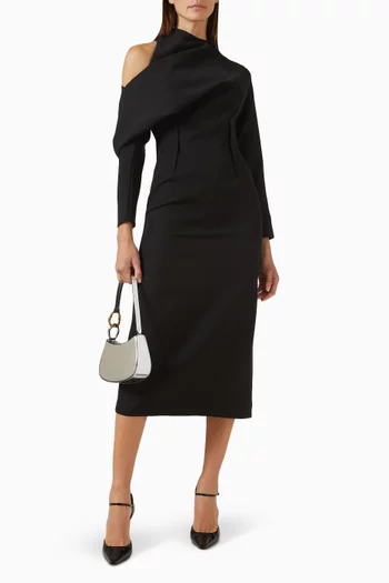 Asymmetric Midi Dress