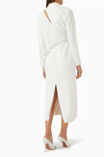 Cut-out Midi Dress