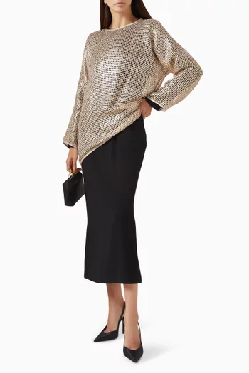 طقم فستان وطبقة بلوزة