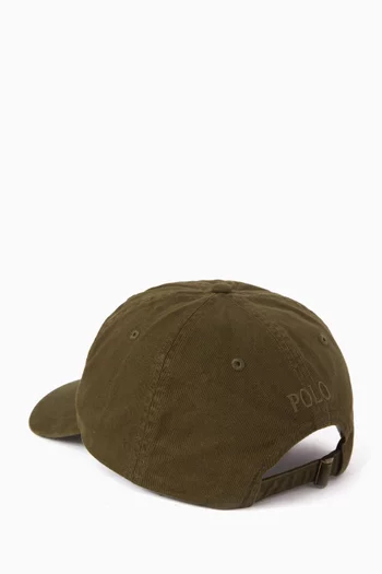 Polo Pony Sport Cap in Cotton Twill