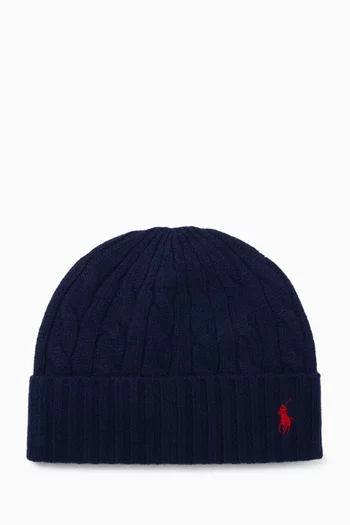 Pony Beanie in Wool-blend