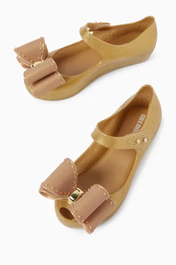 Ultragirl Classic Bow Ballet Flats in PVC