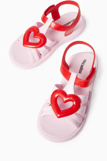 Lovely Hip Sandals in PVC