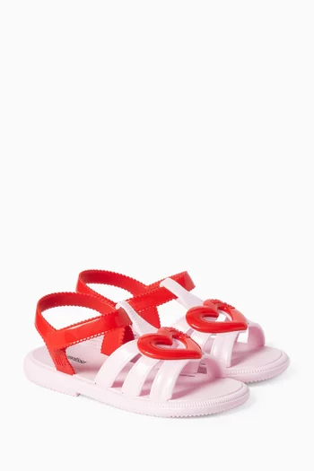 Lovely Hip Sandals in PVC