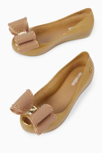 Ultragirl Classic Bow Ballet Flats in PVC