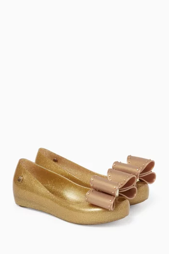 Ultragirl Classic Bow Ballet Flats in PVC