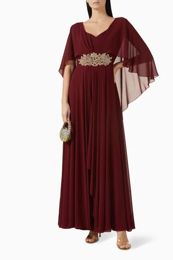 Embellished Cape Kaftan