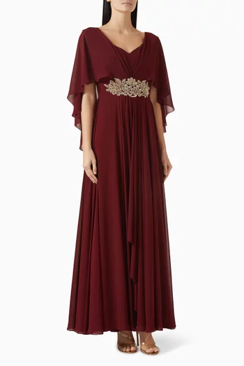 Embellished Cape Kaftan