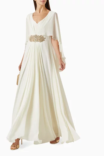 Embellished Cape Kaftan
