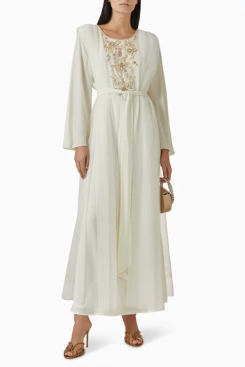 Embellished Belted Kaftan