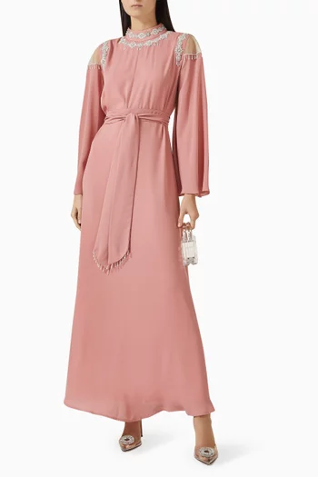 Pearl-embellished Kaftan