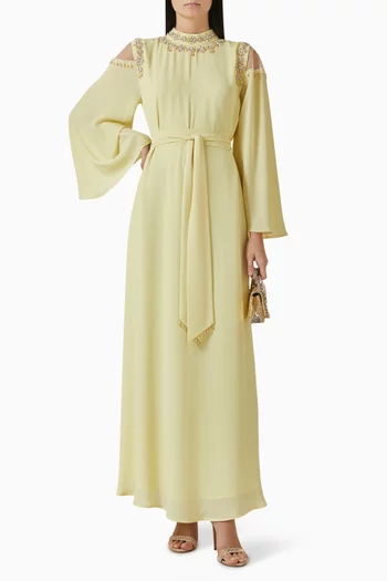 Pearl-embellished Kaftan