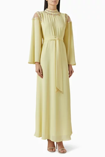 Pearl-embellished Kaftan