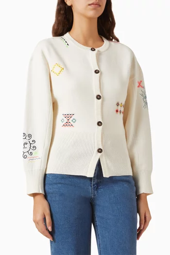 Darcy Embroidered Cardigan